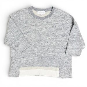 Derek Lam x Athleta Gray Layered Hem Sweatshirt Womens Medium